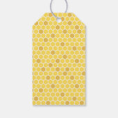 赤ちゃんシャワーの人気を示すミツバチ ギフトタグ (裏面)