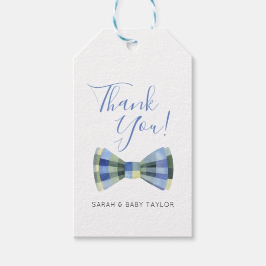 赤ちゃんシャワーの好意に感謝 ギフトタグ (正面)