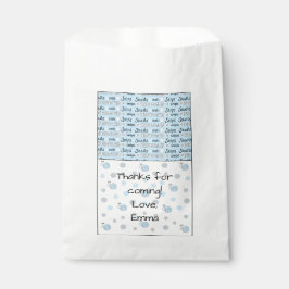 赤ちゃんシャワーの好意バッグ, "スニップとカタツムリ" フェイバーバッグ