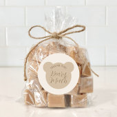 赤ちゃんシャワーの恩恵を受けてありがとう ラウンドシール