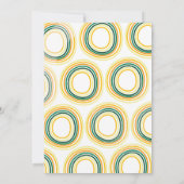 赤ちゃんシャワーの招待に少し太陽の光 招待状 (裏面)