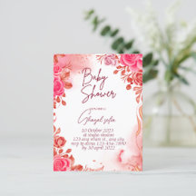 赤ちゃんシャワーの招待状