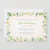 赤ちゃんシャワーの招待状 | 双生児 | 中立の | 猫 招待状 (裏面)