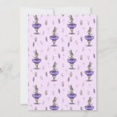 赤ちゃんシャワーの招待状、 招待状 (裏面)