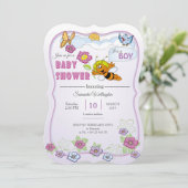 赤ちゃんシャワーの招待状 招待状 (スタンド正面)