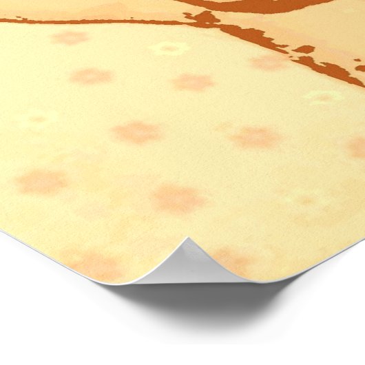 赤ちゃんシャワーの日付を保存 ポスター (角)