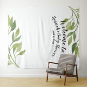 赤ちゃんシャワーの背景、写真のプロップ、カスタム植物学 タペストリー (インサイチュ(横))