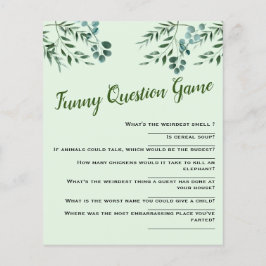 赤ちゃんシャワーの質問ゲーム