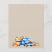 赤ちゃんシャワーの途中でちょっとしたカボチャを予算に計上する (裏面)