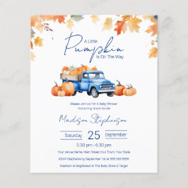 赤ちゃんシャワーの途中でちょっとしたカボチャを予算に計上する