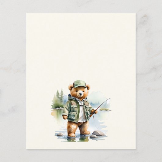 赤ちゃんシャワーの途中で釣り人の予算を割る (裏面)