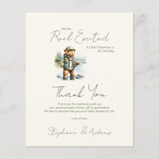 赤ちゃんシャワーの途中で釣り人の予算を割る (正面)