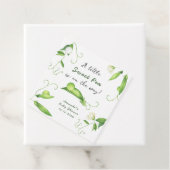 赤ちゃんシャワーの途中に小さな甘い豆がある フェイバータグ (インサイチュ)