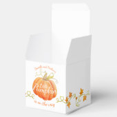 赤ちゃんシャワーの途中の小さなかぼちゃ フェイバーボックス (オープン)