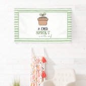 赤ちゃんシャワーの道の小さな芽 横断幕 (インサイチュ)