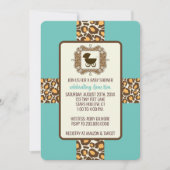 赤ちゃんシャワーまたはジェンダーの表示パーティの招待状 招待状 (正面)