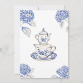 赤ちゃんシャワーをママと一緒にお茶 招待状 (裏面)