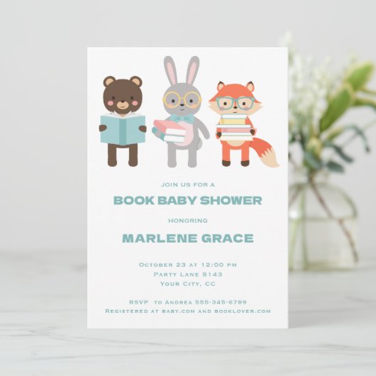 赤ちゃんシャワーを予約する 招待状 (スタンド正面)