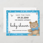 赤ちゃんシャワーを待つことができる日付を保存 ポストカード (正面/裏面)