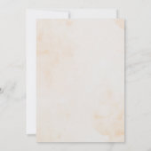 赤ちゃんシャワーを待つことができる茶色のかわいいクマ 招待状 (裏面)