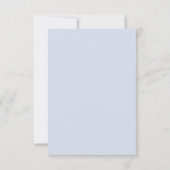 赤ちゃんシャワーを待つのは心底良い サンキューカード (裏面)