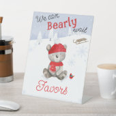 赤ちゃんシャワーを待つのは心底良い 台座サイン (インサイチュ)