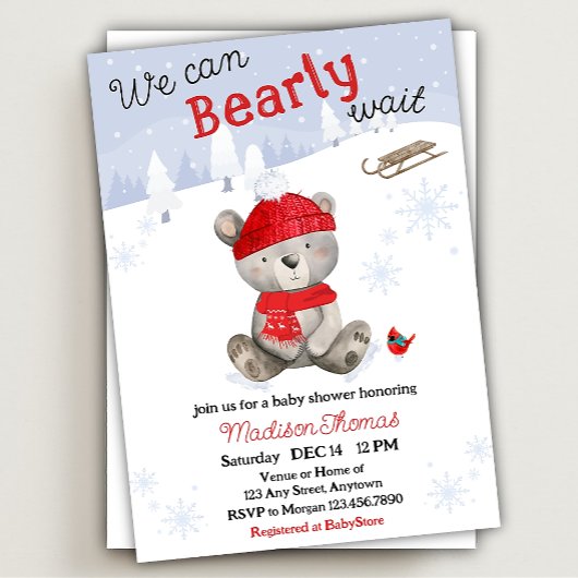 赤ちゃんシャワーを待つのは心底良い 招待状