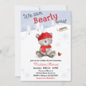 赤ちゃんシャワーを待つのは心底良い 招待状 (正面)