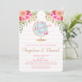 赤ちゃんシャワーを待つ新しい冒険招待状 招待状 (スタンド正面)