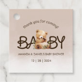 赤ちゃんシャワーを待てよ フェイバータグ (正面)