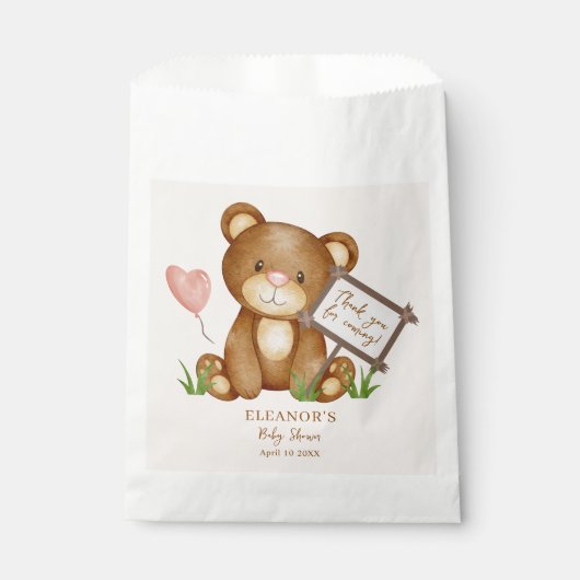 赤ちゃんシャワーを待てよ フェイバーバッグ (正面)