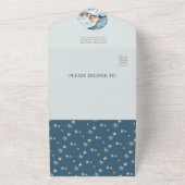 赤ちゃんシャワーを心待ちにする オールインワン招待状 (外側)