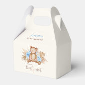 赤ちゃんシャワーを心待ちにする フェイバーボックス (裏面サイド)