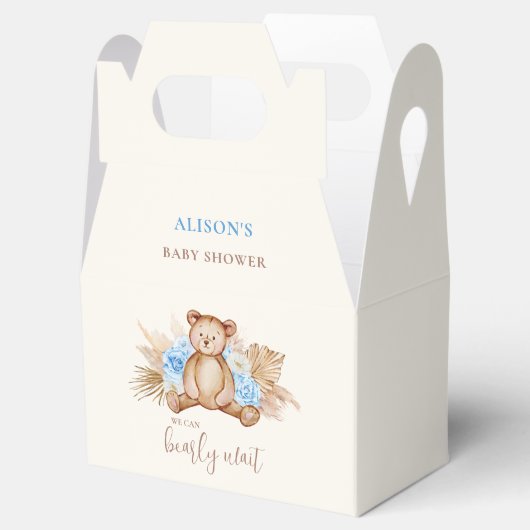 赤ちゃんシャワーを心待ちにする フェイバーボックス (オープン)