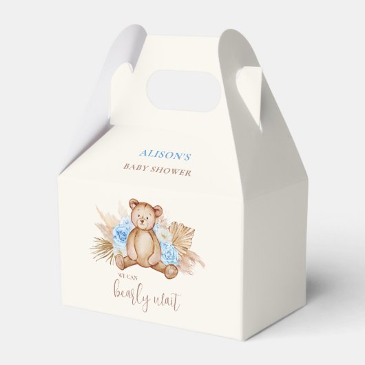 赤ちゃんシャワーを心待ちにする フェイバーボックス (正面サイド)