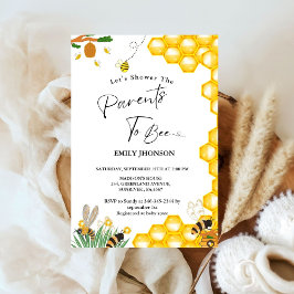 赤ちゃんシャワーを浴びるために親をシャワー 招待状