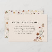 赤ちゃんシャワーを表示 エンクロージャーカード (正面/裏面)