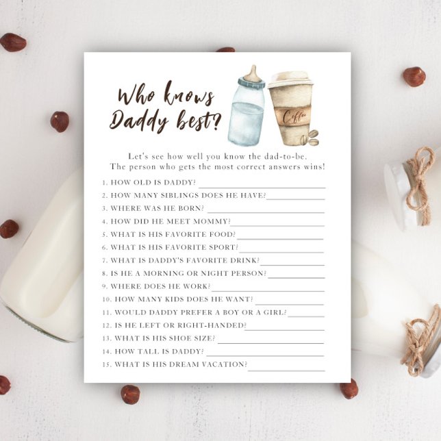 赤ちゃんシャワーを醸造 – ゲーム誰がパパを知っ最高のている (クリエイターアップロード済み)