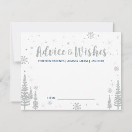 赤ちゃんシャワーアドバイスカードお母さん、両親 アドバイスカード