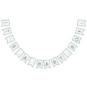 赤ちゃんシャワーイエロー/ブルー/キャッスル,アゲハチョウバナー バンティングフラッグ (全)