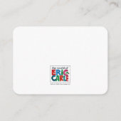 赤ちゃんシャワーインサートのための空腹のキャタピラーブック エンクロージャーカード (裏面)