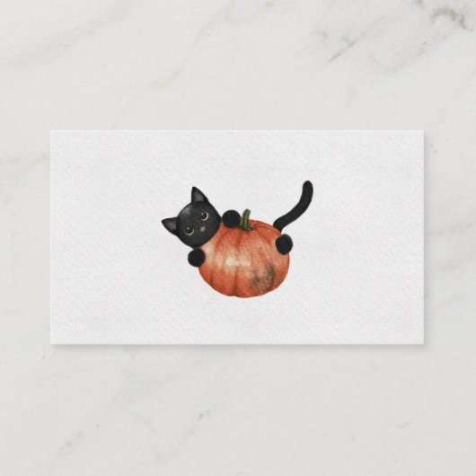 赤ちゃんシャワーインサート用の小さなかぼちゃの本 エンクロージャーカード (裏面)