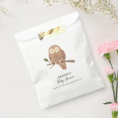 赤ちゃんシャワーウッドランド森林生き物ナイトフクロウ フェイバーバッグ (封をした状態)