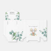 赤ちゃんシャワーウッドランド熊の風船が待ち遠しい フェイバーボックス (折り畳みなし)