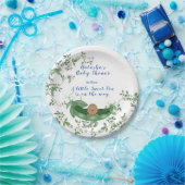 赤ちゃんシャワーエスニック、ピーポッド、スイートピーつる植物 ペーパープレート (パーティー)