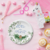 赤ちゃんシャワーエスニック、ピーポッド、スイートピーつる植物 ペーパープレート (パーティー)