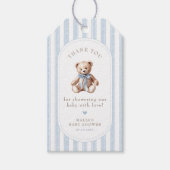 赤ちゃんシャワーエレガントメッセージカード ギフトタグ (正面)