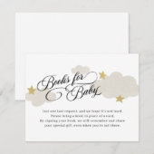 赤ちゃんシャワーエンクロージャカード用のスターブックスインサート エンクロージャーカード (正面/裏面)