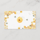 赤ちゃんシャワーエンクロージャカード用のOh Babee Books エンクロージャーカード (裏面)