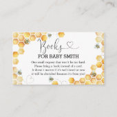 赤ちゃんシャワーエンクロージャカード用のOh Babee Books エンクロージャーカード (正面)